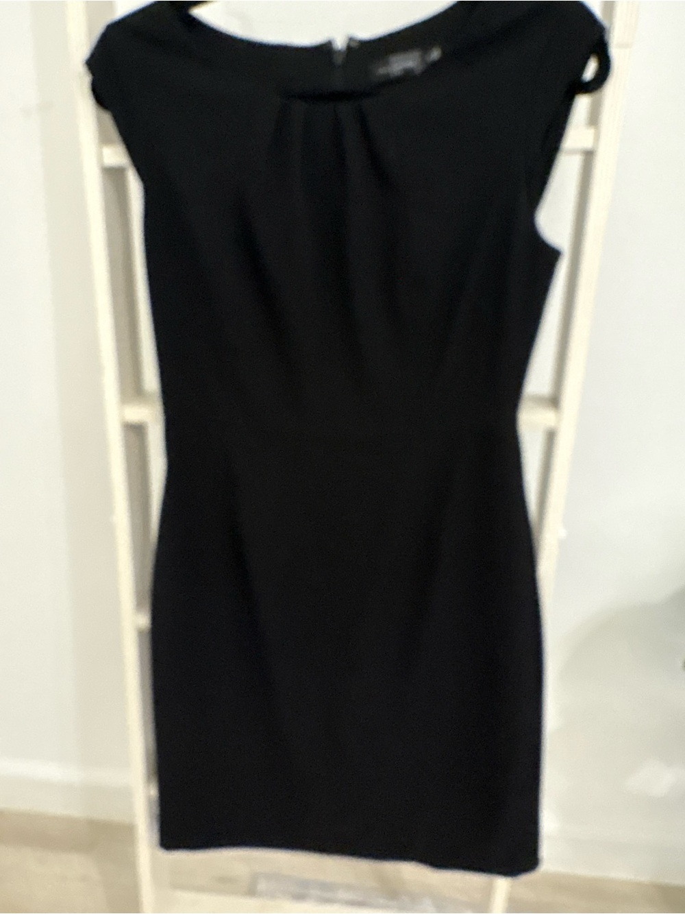 The Limited Black Cap-Sleeve Sheath Dress